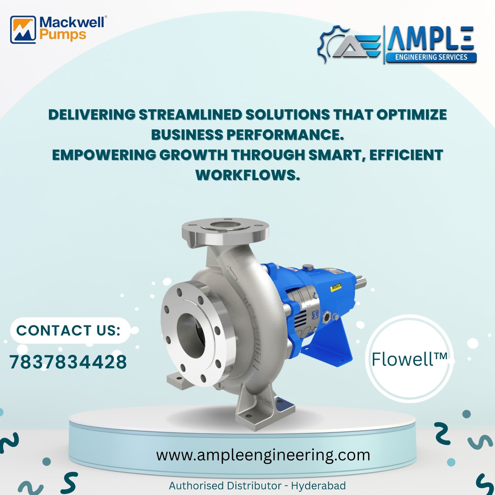 Mackwell & ANTICO Pumps in Telangana – Authorized Distributor for Industrial Pump Solutions
